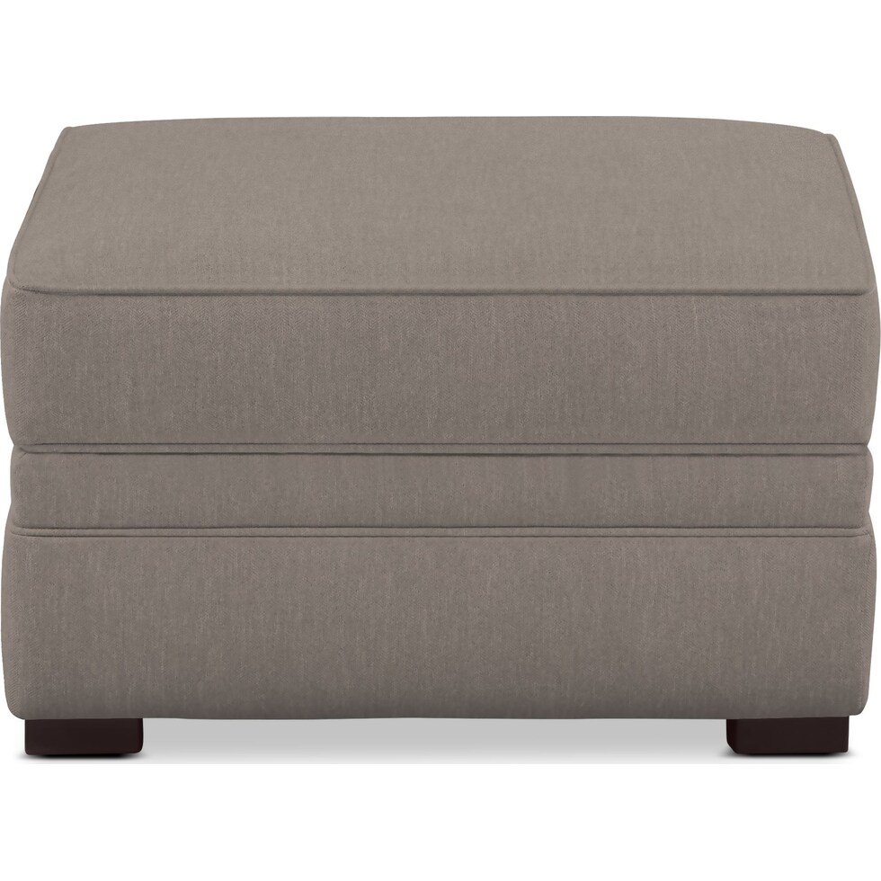 tallulah gray ottoman   