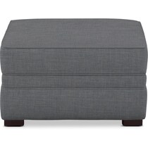 tallulah gray ottoman   