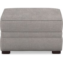tallulah gray ottoman   