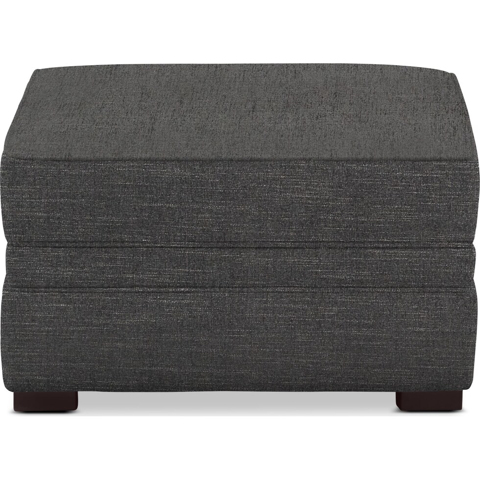 tallulah gray ottoman   