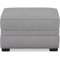 tallulah gray ottoman   