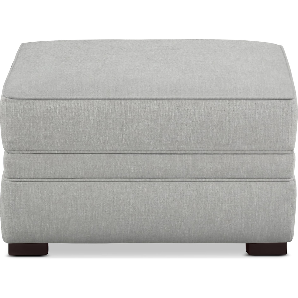 tallulah gray ottoman   