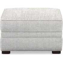 tallulah gray ottoman   