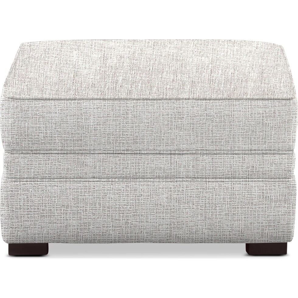 tallulah gray ottoman   