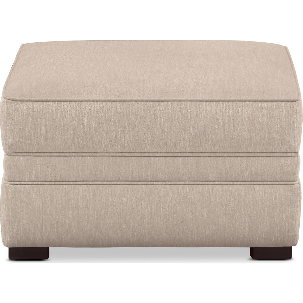 tallulah light brown ottoman   