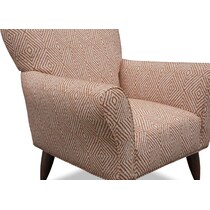 tallulah red accent chair   