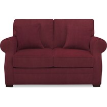 tallulah red loveseat   