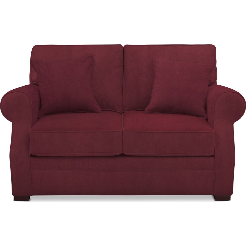 tallulah red loveseat   
