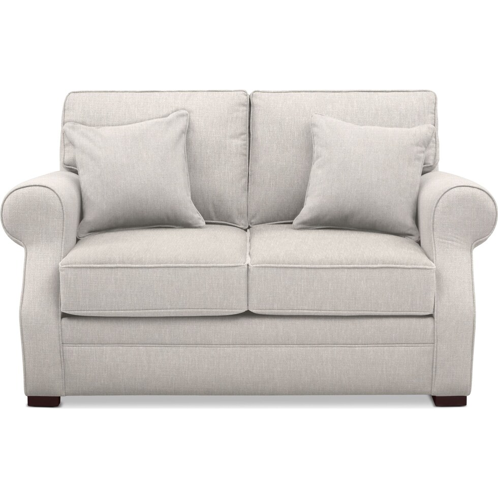 tallulah white loveseat   