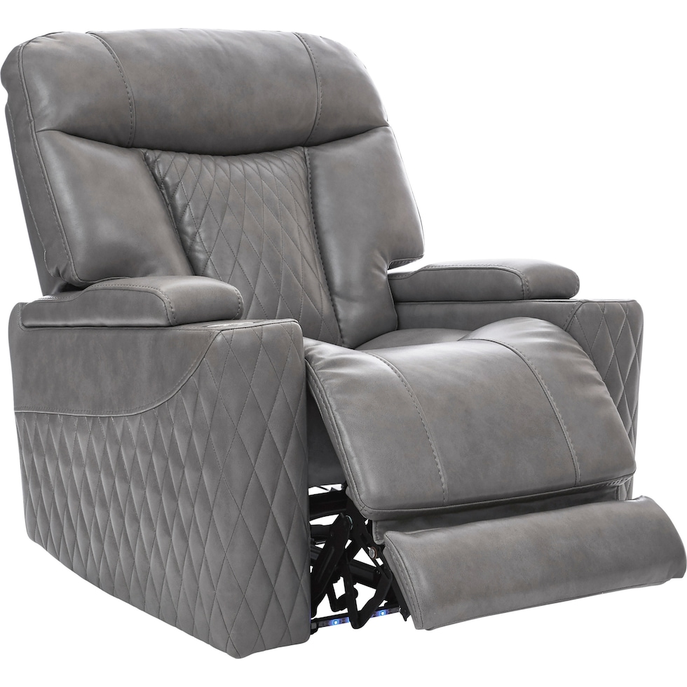 talmadge gray power recliner   