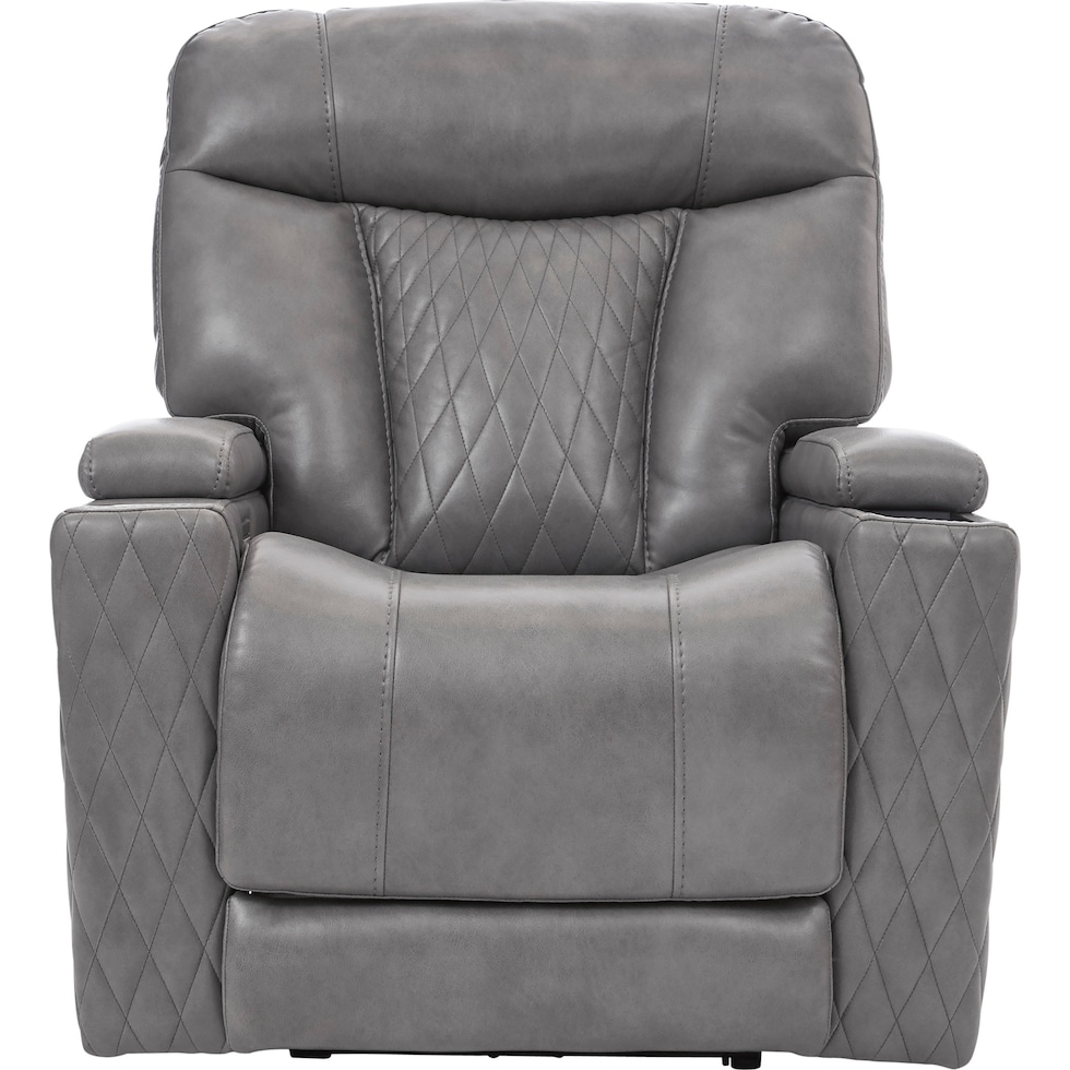talmadge gray power recliner   
