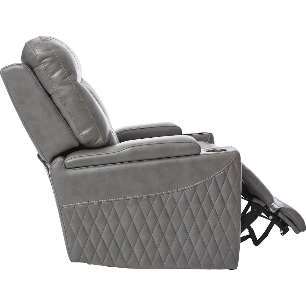 talmadge gray power recliner   