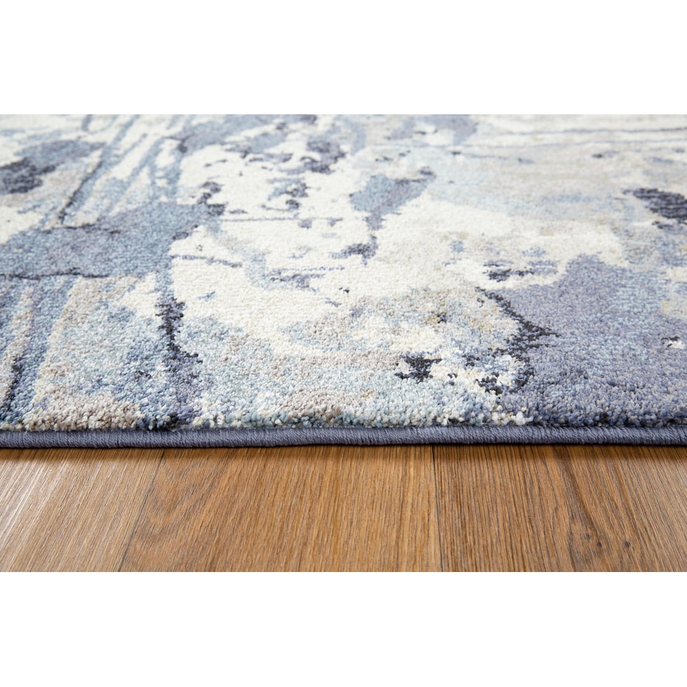 tami blue area rug  x    
