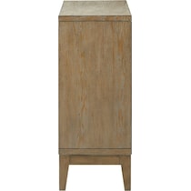 tammy walnut cream accent cabinet   