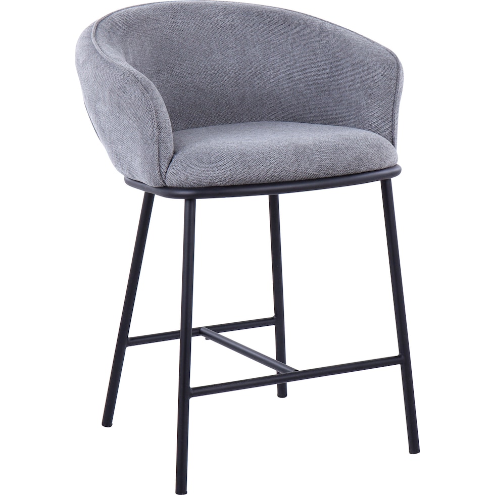 tansy gray counter height stool   