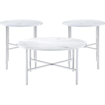 tanyia silver end table   