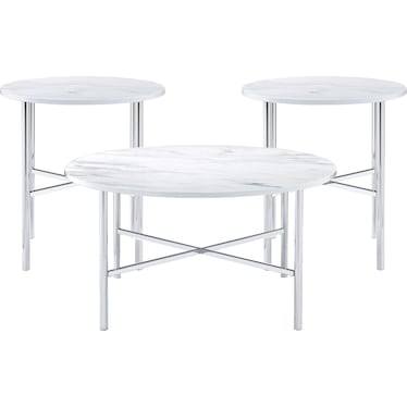 Tanyia 3-Piece Table Set with Coffee Table and 2 End Tables