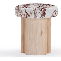 taos neutral side table   