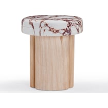taos neutral side table   
