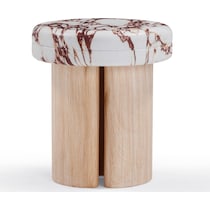 taos neutral side table   