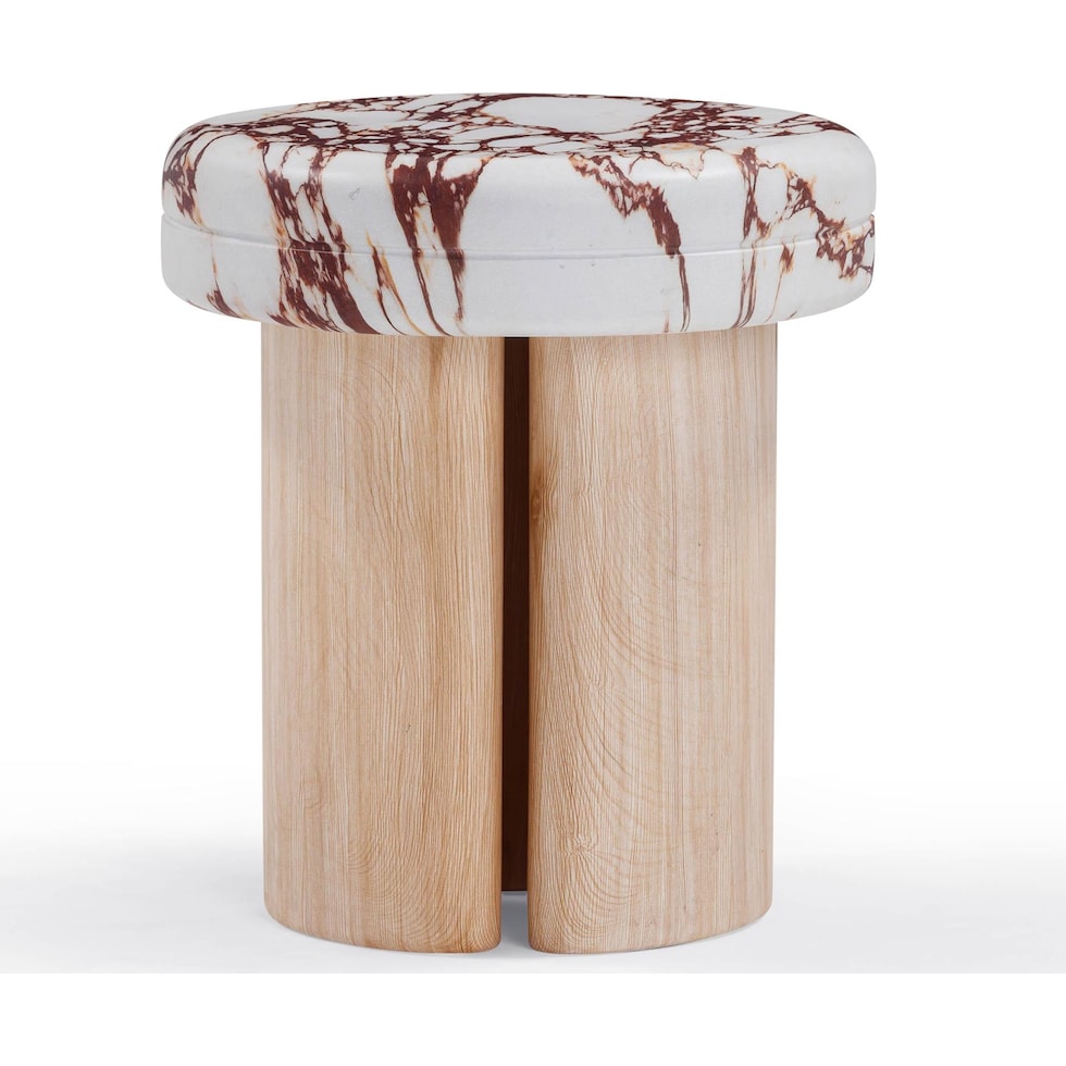 taos neutral side table   