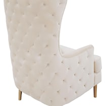 tara white accent chair   
