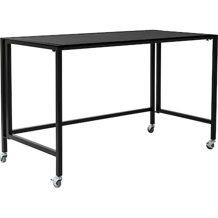 Tatianna 48" Folding Desk - Black