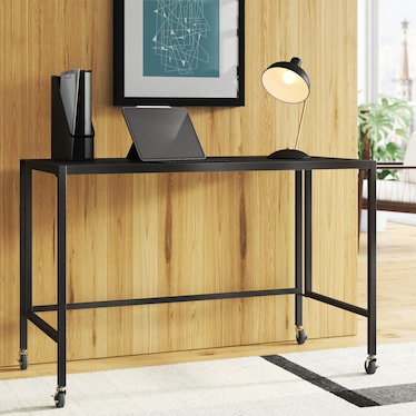 Tatianna 48" Folding Desk - Black