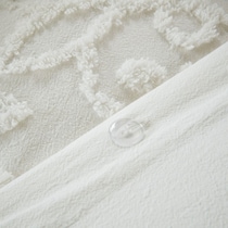 taylor white full queen bedding set   