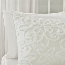 taylor white king california king bedding set   