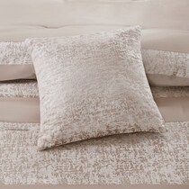 teagan light brown california king bedding set   