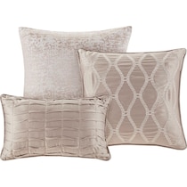 teagan light brown king bedding set   