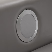 tech bed gray king bed   