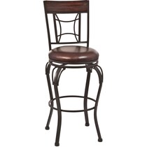 tecton dark brown bar stool   