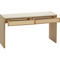 teddie light brown console   