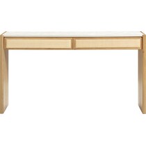 teddie light brown console   