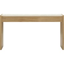 teddie light brown console   