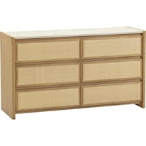 teddie light brown dresser   