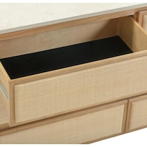teddie light brown dresser   