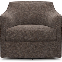 tegan dark brown accent chair   