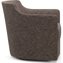 tegan dark brown accent chair   