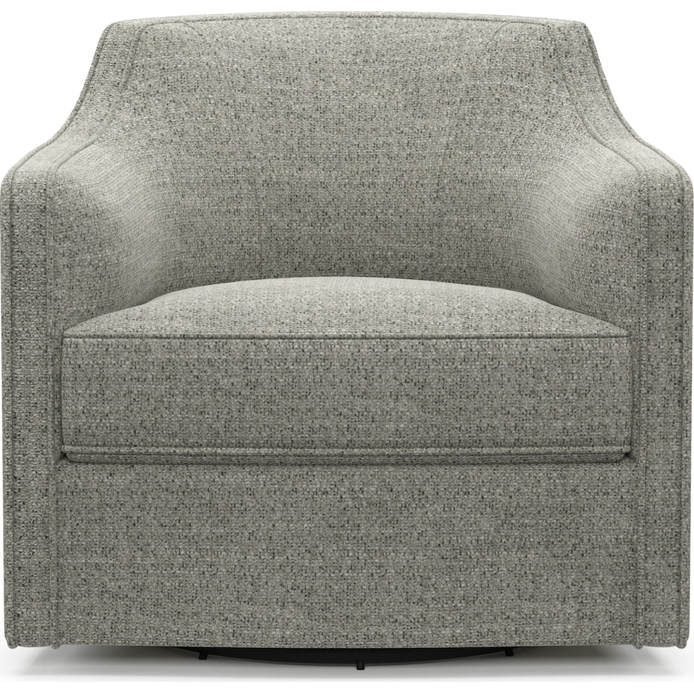 tegan gray swivel chair   