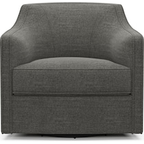 tegan gray swivel chair   