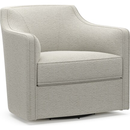 Tegan Accent Swivel Chair - Everton Grey