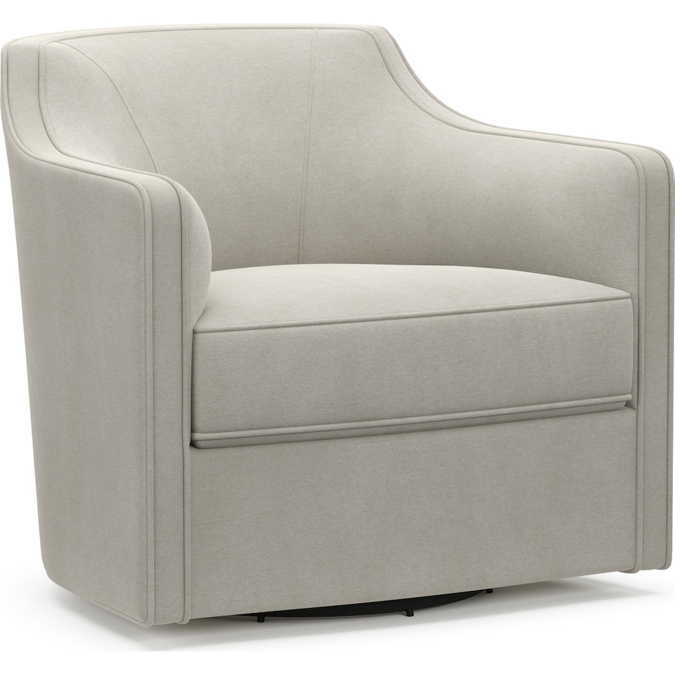 tegan light brown swivel chair   