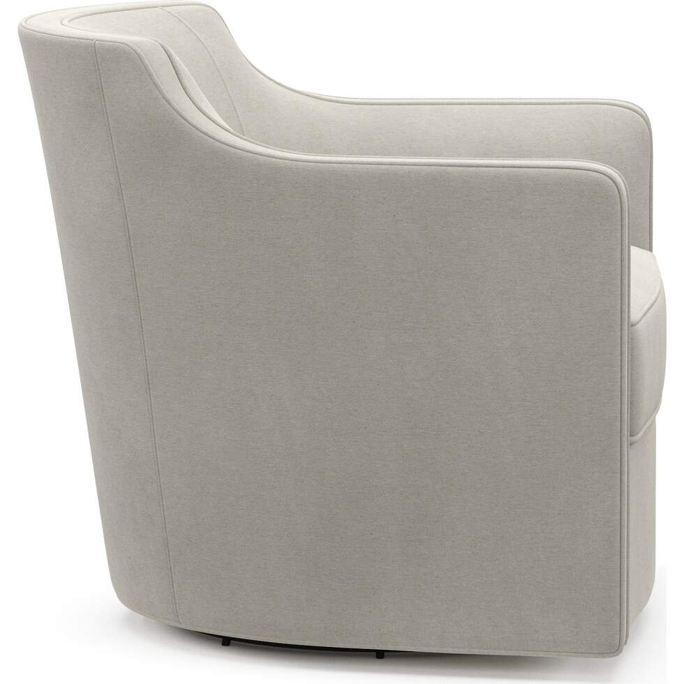 tegan light brown swivel chair   