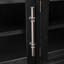 telluride dark brown entertainment wall unit   