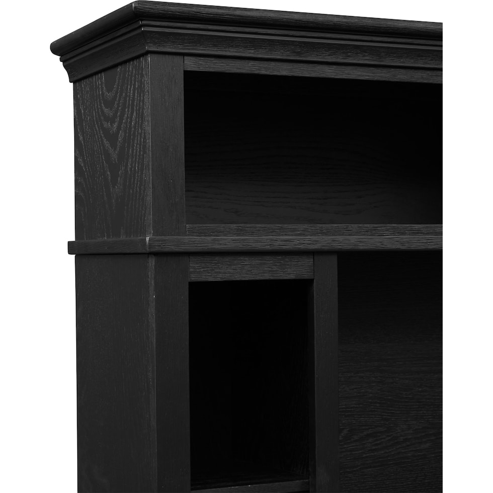 telluride dark brown entertainment wall unit   