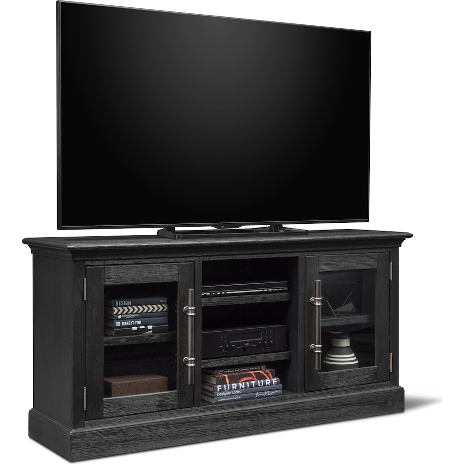 telluride dark brown tv stand   