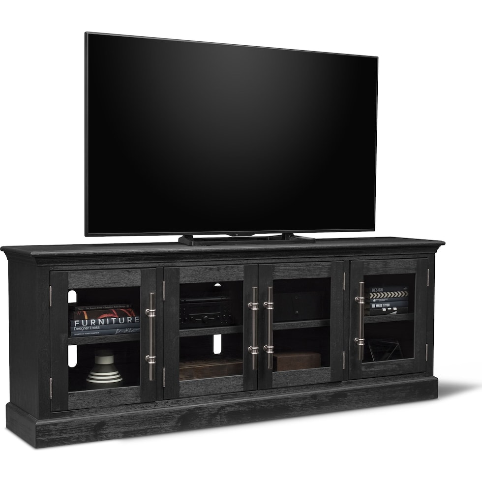 telluride dark brown tv stand   